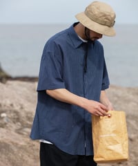 BASIC LOOSE FIT STRIPE S/S SHIRT