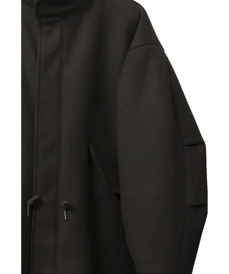 Oversized Wool-touch Hooded Coat