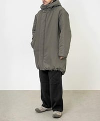 Thick Cotton Hooded Cort Jacket / 2color