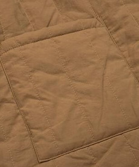 Nylon Quilted Lightweight Shirt Jacket / 4color