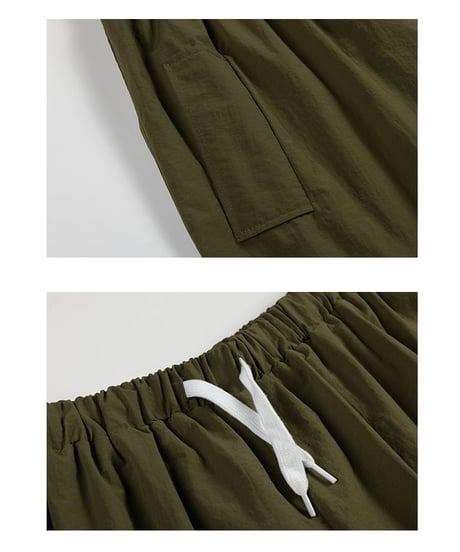 Split Wide Loose Easy Short Pants / 4color