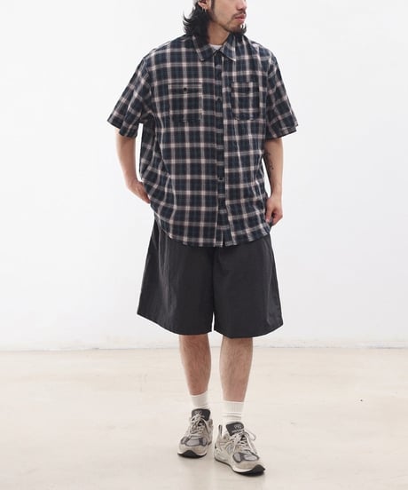 Split Wide Loose Easy Short Pants / 4color