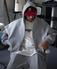 Heavyweight Cotton Zip Hoodie