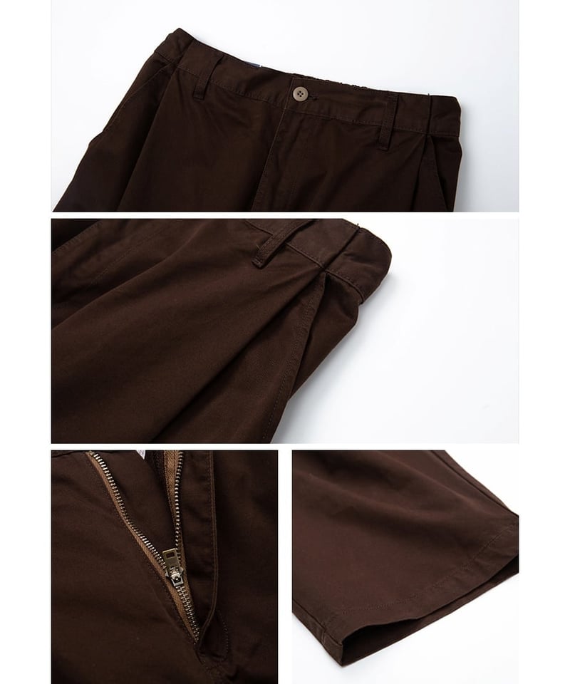 Wide Straight Tuck Easy Pants / 3color | keels