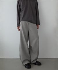 Retro Striped Wide-Leg Pants