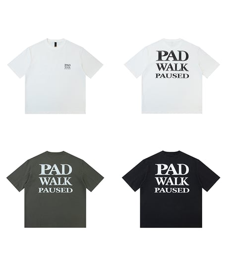 LETTER BACK PRINTED LOOSE TEE / 3COLORS