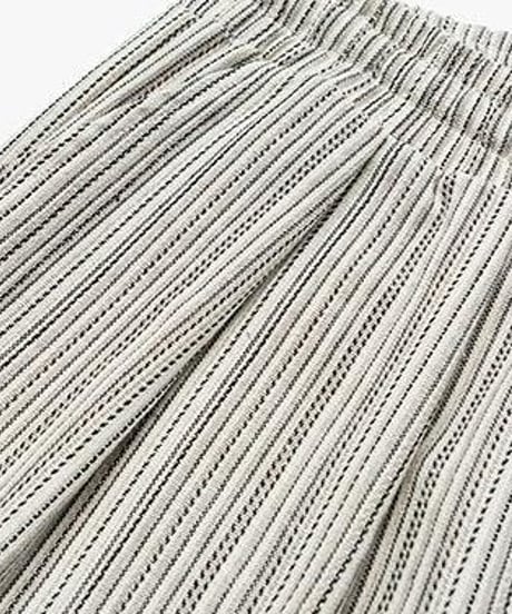 Retro Beige Striped Lounge Pants