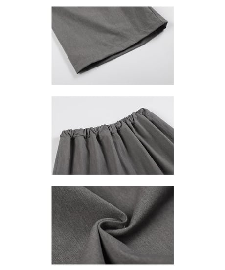 Pale Color Wide Silhouette Easy Short Pants / 4color