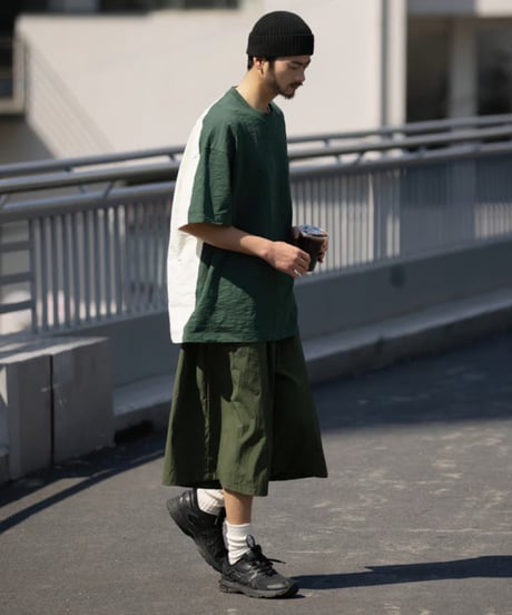 BICOLOR OVERSIZE TEE / 2COLORS