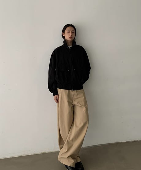 Retro Wide-Leg Work Pants