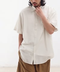 Casual Stripe Regular Collar Shirt / 2color