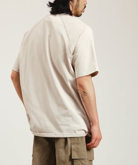 Clean Stitch Raglan Sleeve T-Shirt  / 2color
