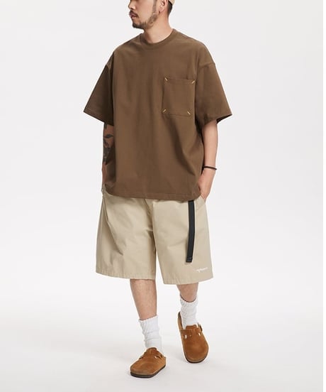 Utility Stitch Pocket Tee / 3colors