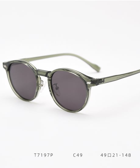 BOSTON CLEAR FRAME SUNGLASSES / 3COLORS