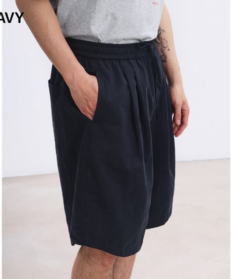 Clean Loose Silhouette Easy Short Pants / 3color