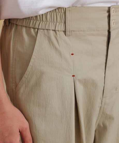 Over Pleats Easy Wide Pants / 2colors