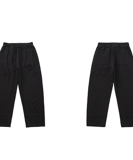 Damage Black Sweat Pants