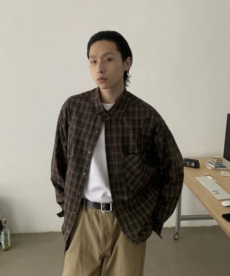 Retro Plaid Casual Shirt