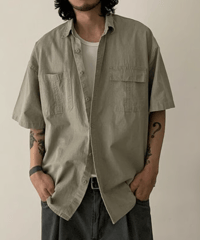Retro Plaid Short Sleeve Shirt