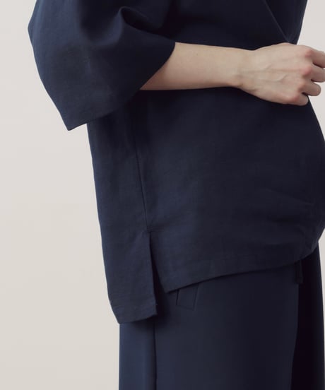 Skipper Collar Relaxed-Fit Wide Shirt