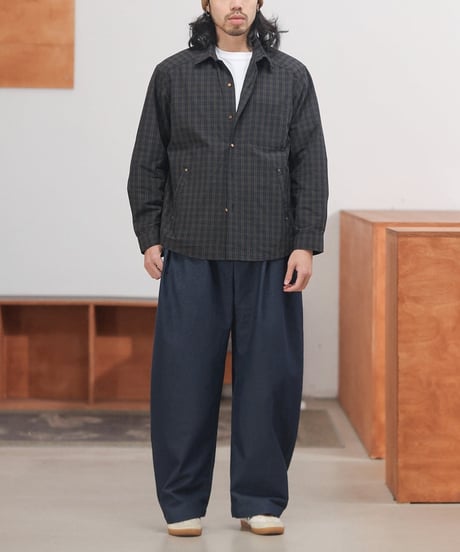 Belted Wide Easy Slacks Pants