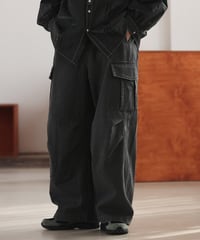 Fade Washed Easy Cargo Pants  / 2color