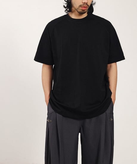 Clean Stitch Raglan Sleeve T-Shirt  / 2color