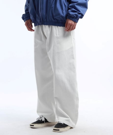 Clean Wide White Pants