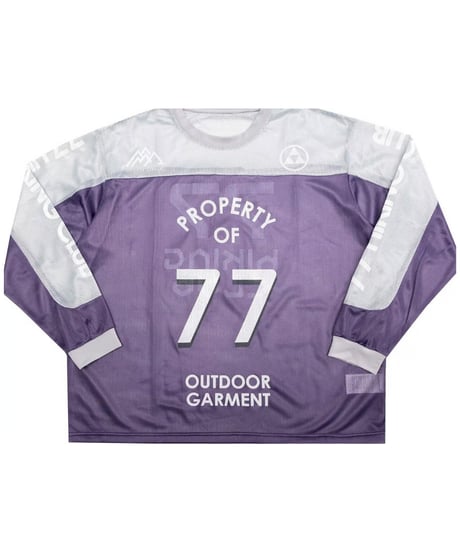 PROPERTY OF 77 Mesh Pullover Top