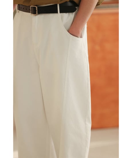 Center Stitch Loose Easy Denim Pants / 2colors