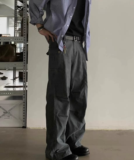Retro Multi-Pocket Work Pants