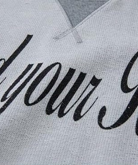 Retro Letter Print Sweatshirt