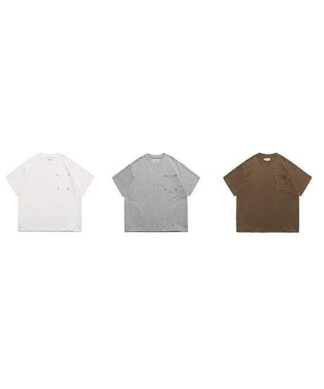 Utility Stitch Pocket Tee / 3colors