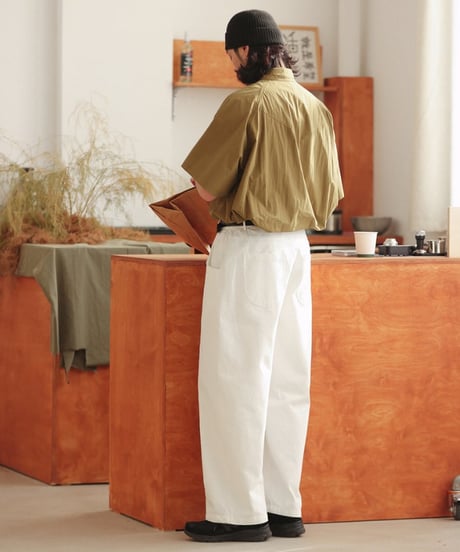 Center Stitch Loose Easy Denim Pants / 2colors