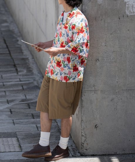 Split Wide Loose Easy Short Pants / 4color