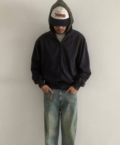 Retro Plaid Hooded Sweatshirt