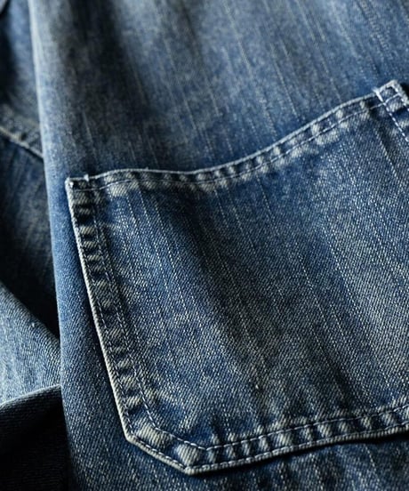 Vintage Multi-Pocket Denim Jacket