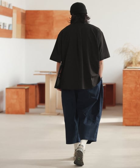 Seasucker China Button Wide Shirt / 2colors