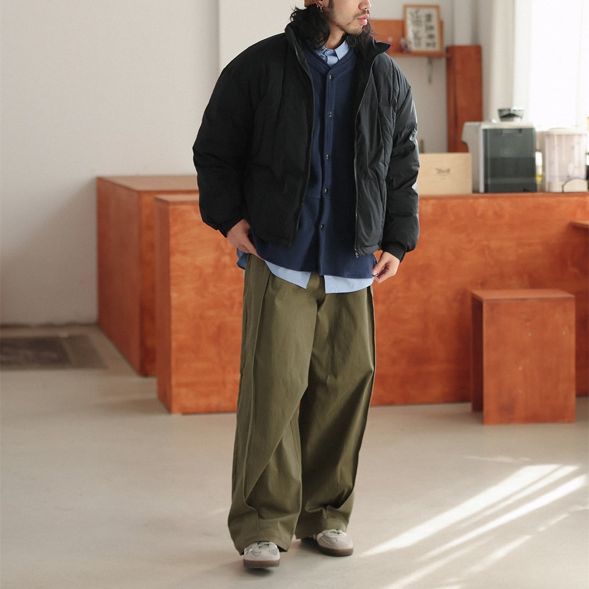 Long Tuck Wide Easy Pants / 2colors | keels