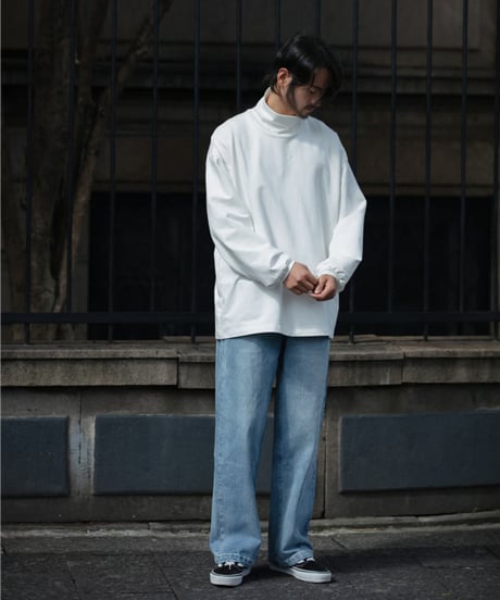 WIDE LEG STRAIGHT DENIM / 2COLORS
