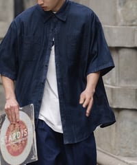 Regular Loose Light Denim Shirt