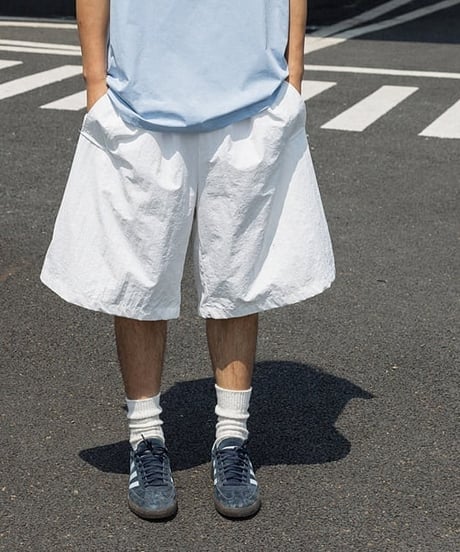 Split Wide Loose Easy Short Pants / 4color