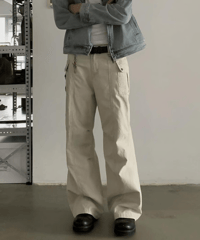 Retro Multi-Pocket Work Pants