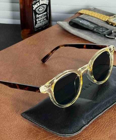 Classic Round Frame Sunglasses / 4color