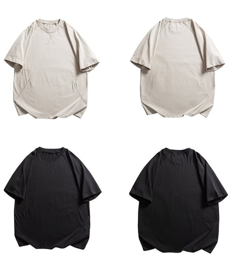 Clean Stitch Raglan Sleeve T-Shirt  / 2color