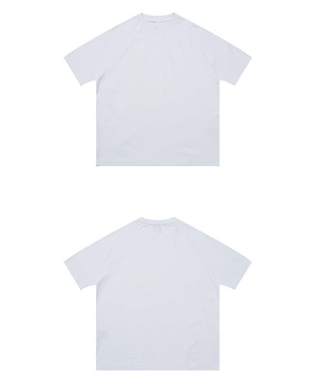 Double Stitch Raglan Wide Silhouette T-shirt / 3color