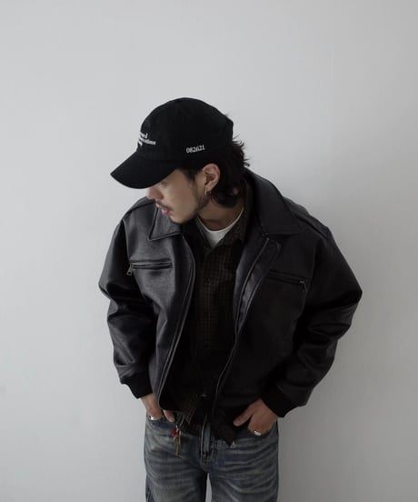 Leather Over Blouson
