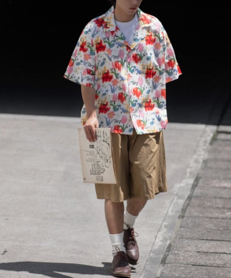 Split Wide Loose Easy Short Pants / 4color