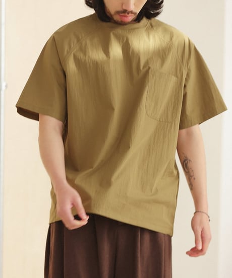 Wrinkle Raglan Wide Silhouette T-Shirt / 3color