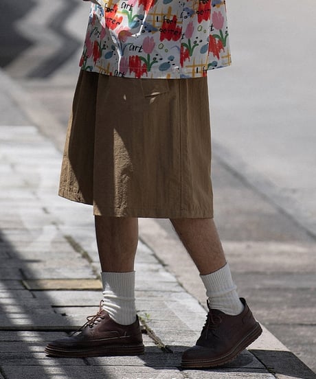 Split Wide Loose Easy Short Pants / 4color